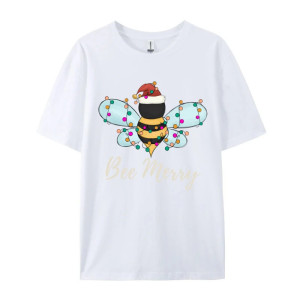 Camiseta Abeja de Navidad para Mujer | Regalo Original y Divertido