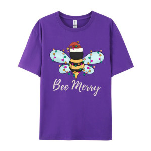 Camiseta Abeja de Navidad para Mujer | Regalo Original y Divertido