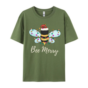 Camiseta Abeja de Navidad para Mujer | Regalo Original y Divertido