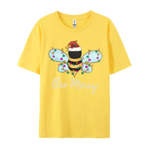 Camiseta Abeja de Navidad para Mujer | Regalo Original y Divertido