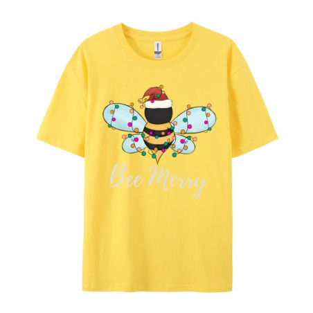 Camiseta Abeja de Navidad para Mujer | Regalo Original y Divertido