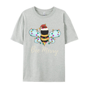 Camiseta Abeja de Navidad para Mujer | Regalo Original y Divertido