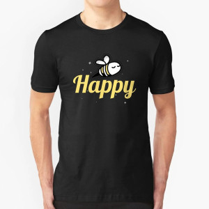Camiseta Abeja "Happy Mood" | Regalo Original y Divertido