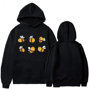 Sudadera de Abeja "Colmena Feliz" – Hoodie Cómodo y Colorido