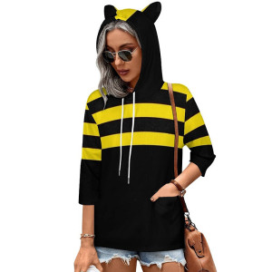 Sudadera Abeja Mujer "Recolectora Chic" | Original y Divertida