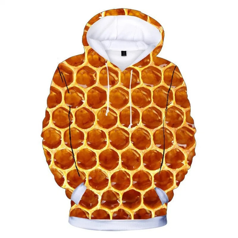 Sudadera Abeja "Colmena Dorada" | Hoodie Original y Bonito