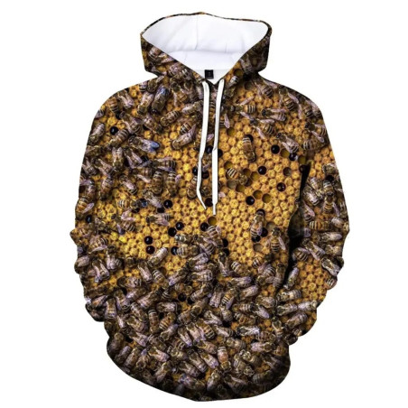 Sudadera Abeja "Colmena Abundante" – Diseño Único y Cómodo