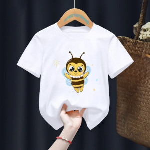 Camiseta Abeja "Vuelo Feliz" – Cómoda y Adorable | 1001abeilles