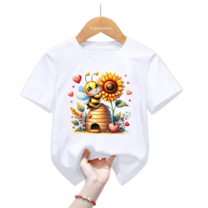 Camiseta Abeja "Sol de Amor" – Cómoda y Bonita | 1001abeilles