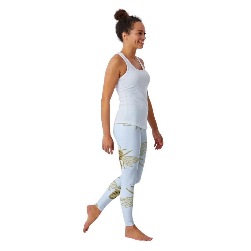 Leggings de Abejas "Cielo Pastel" - Cómodos y Originales