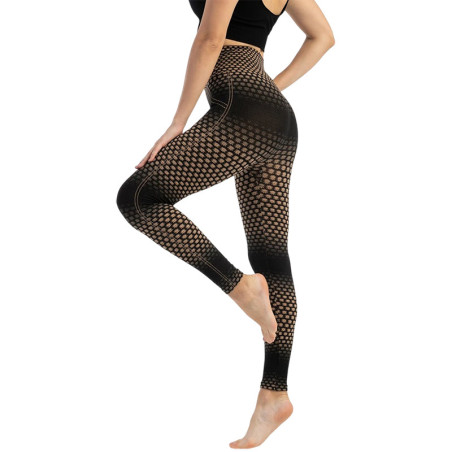 Leggings "Brillo de Panal" – Comodidad y Diseño Geométrico