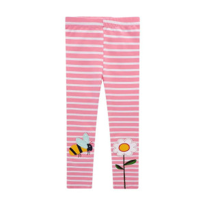 Legging Rosa de Abeja para Niña – Comodidad y Estilo Bonito