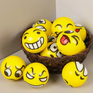 Pelotas Antiestrés "Caras de Abeja" - Pack de 12 | Relax & Diversión