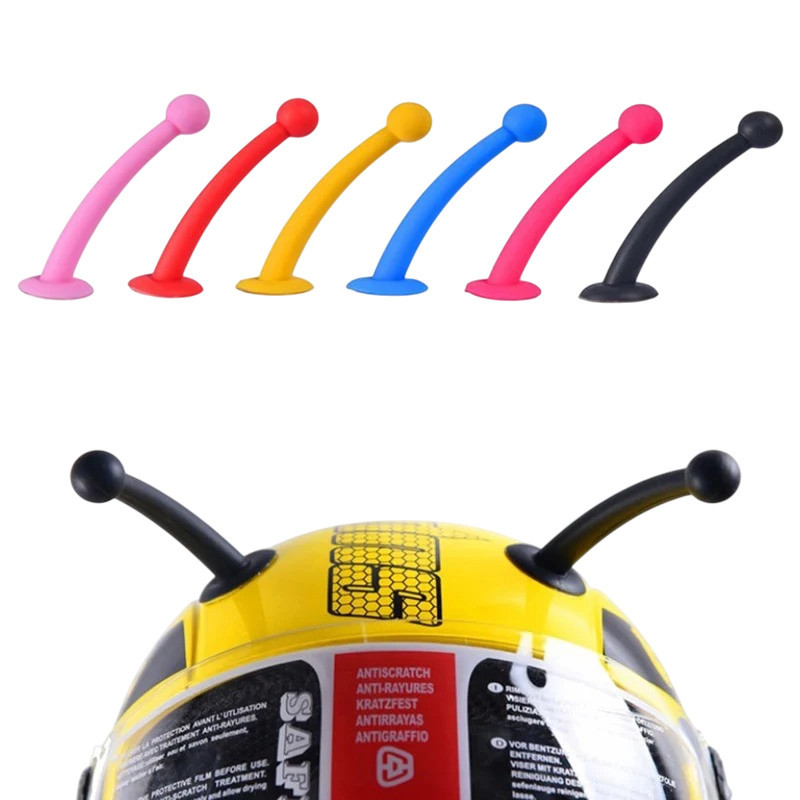 Antenas de Abeja para Casco de Moto - Fijación con Ventosa