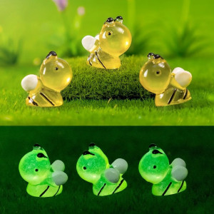 Mini Abejas Fluorescentes de Resina | Lote de 20 – Decoración DIY
