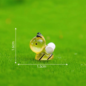 Mini Abejas Fluorescentes de Resina | Lote de 20 – Decoración DIY