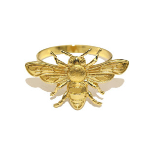Servilleteros Abeja Dorada | Elegancia y Refinamiento – Set 20