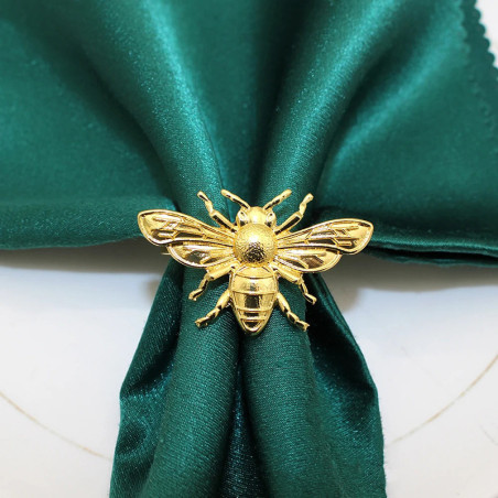 Servilleteros Abeja Dorada | Elegancia y Refinamiento – Set 20