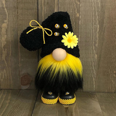 Gnomo Abeja Decorativo "Polinizador Feliz" | Regalo Original