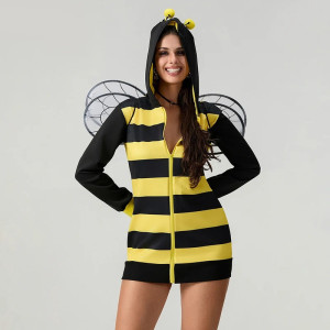 Disfraz de Abeja Mágica | Disfraz con Alas y Antenas para Mujer