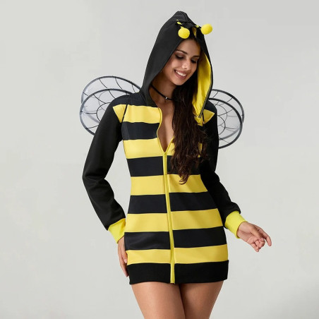Disfraz de Abeja Mágica | Disfraz con Alas y Antenas para Mujer