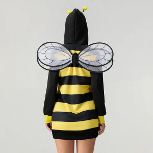 Disfraz de Abeja Mágica | Disfraz con Alas y Antenas para Mujer