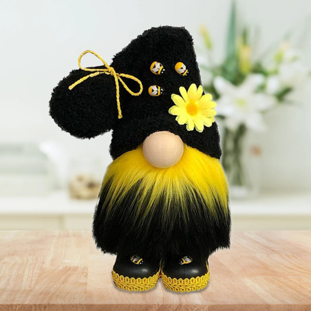 Gnomo Abeja Decorativo "Polinizador Feliz" | Regalo Original
