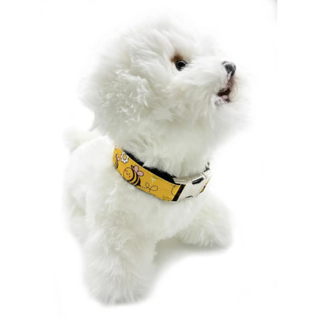 Collar de Abeja Divertido - Personalizable con Nombre y Teléfono