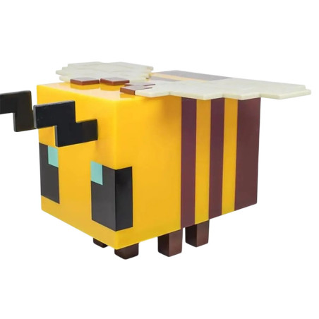 Luz de Noche Abeja Píxel - Lámpara LED Geek & Decoración Gamer