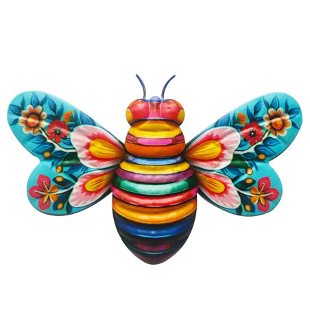 Mariposa Decorativa 3D de Metal Pintada a Mano | Decoración Única