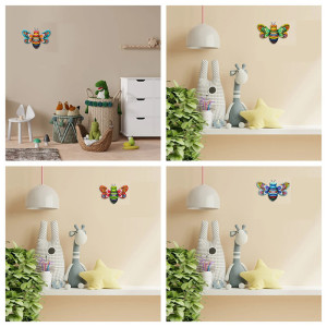 Mariposa Decorativa 3D de Metal Pintada a Mano | Decoración Única