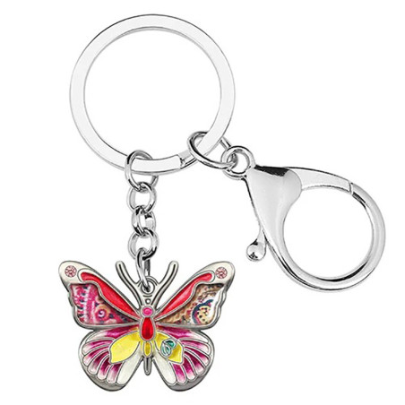 Llavero Mariposa Original de Esmalte | 7 Colores | Regalo Único