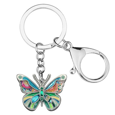 Llavero Mariposa Original de Esmalte | 7 Colores | Regalo Único