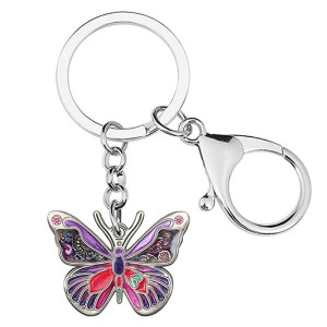 Llavero Mariposa Original de Esmalte | 7 Colores | Regalo Único