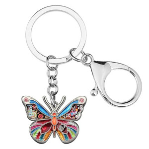 Llavero Mariposa Original de Esmalte | 7 Colores | Regalo Único