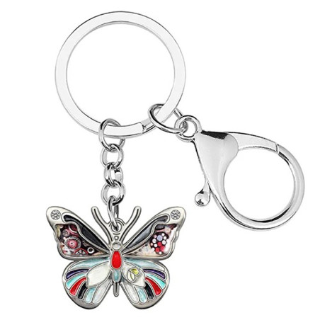 Llavero Mariposa Original de Esmalte | 7 Colores | Regalo Único