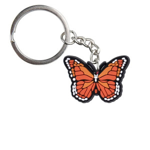 Llavero Mariposa de PVC Colorido - ¡Ideal para Mochilas y Llaves! 🦋