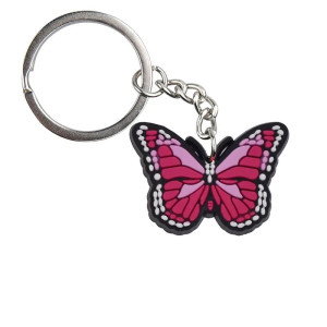 Llavero Mariposa de PVC Colorido - ¡Ideal para Mochilas y Llaves! 🦋