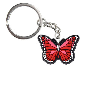Llavero Mariposa de PVC Colorido - ¡Ideal para Mochilas y Llaves! 🦋