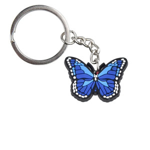 Llavero Mariposa de PVC Colorido - ¡Ideal para Mochilas y Llaves! 🦋