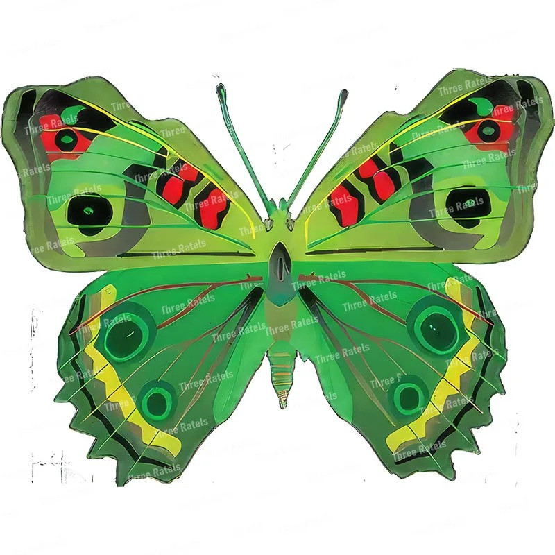 Pegatina Mariposa Multicolor de PVC - Decoración Bonita y Duradera