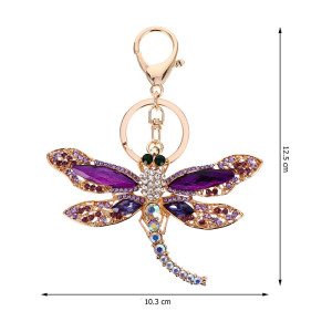 Llavero Libélula con Cristales de Colores | 1001Abeilles.com