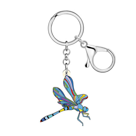 Llavero Libélula de Aleación Esmaltada - 6 Colores | 1001Abeilles