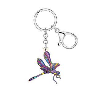 Llavero Libélula de Aleación Esmaltada - 6 Colores | 1001Abeilles