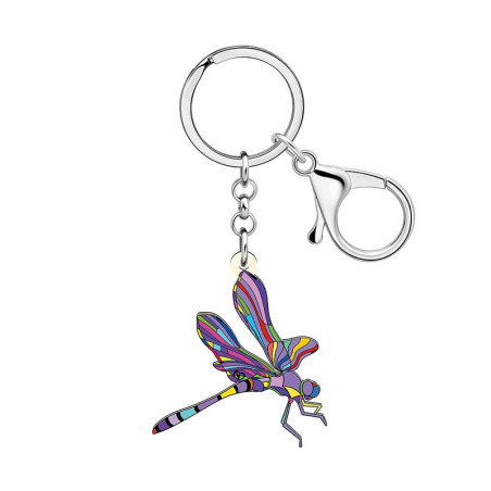 Llavero Libélula de Aleación Esmaltada - 6 Colores | 1001Abeilles