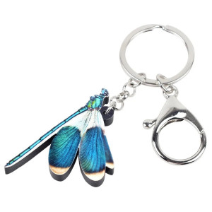 Llavero Libélula Azul | Idea Regalo Original - 1001 Abeilles
