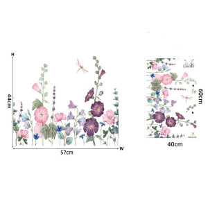 Vinilos Decorativos de Enredaderas y Libélula | 1001Abeilles