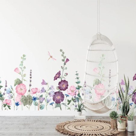 Vinilos Decorativos de Enredaderas y Libélula | 1001Abeilles