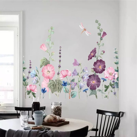 Vinilos Decorativos de Enredaderas y Libélula | 1001Abeilles