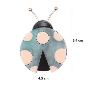 Broche Mariquita Elegancia Pastel - Accesorio Chic en 3 Colores